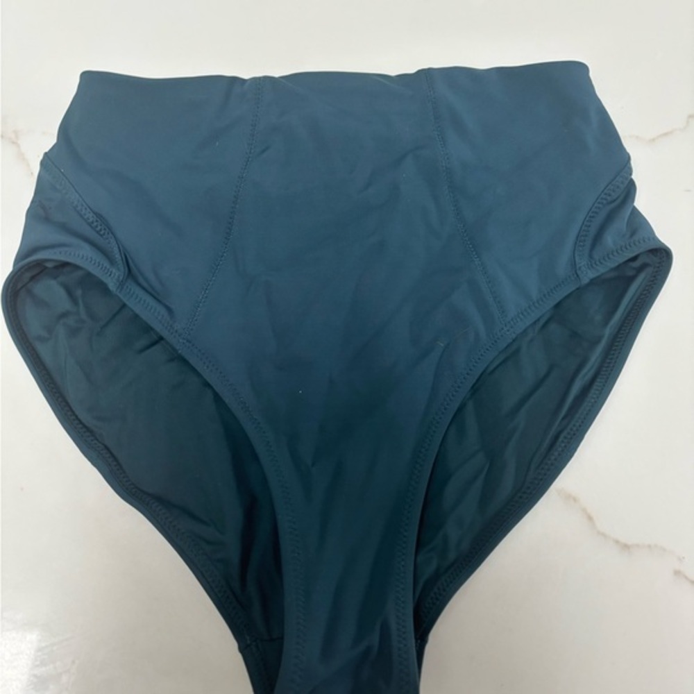 Athleta size xs Women's High-Waisted Swim Bottom - green